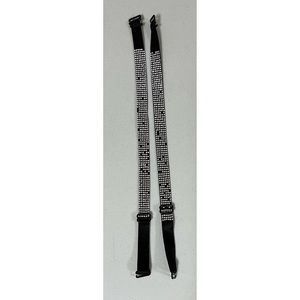 Black Diamond Diamonds Bra Straps Pack Set of 2 💎 #bra #straps #lingerie